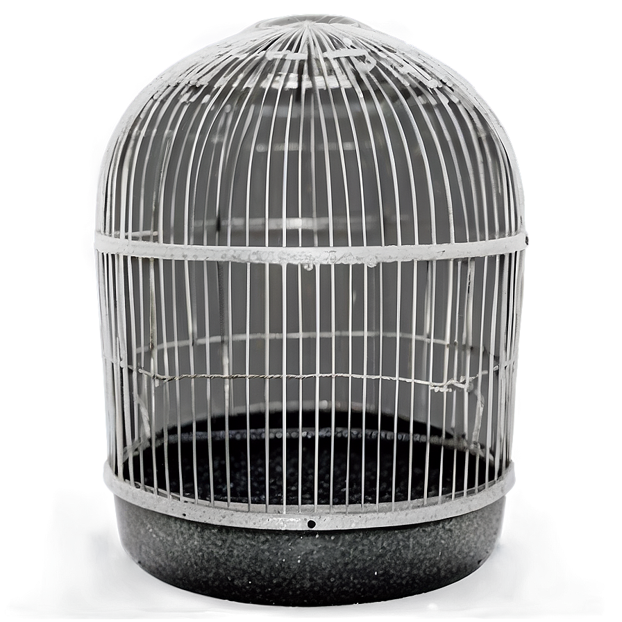 Black And White Bird Cage Png Ycf PNG image