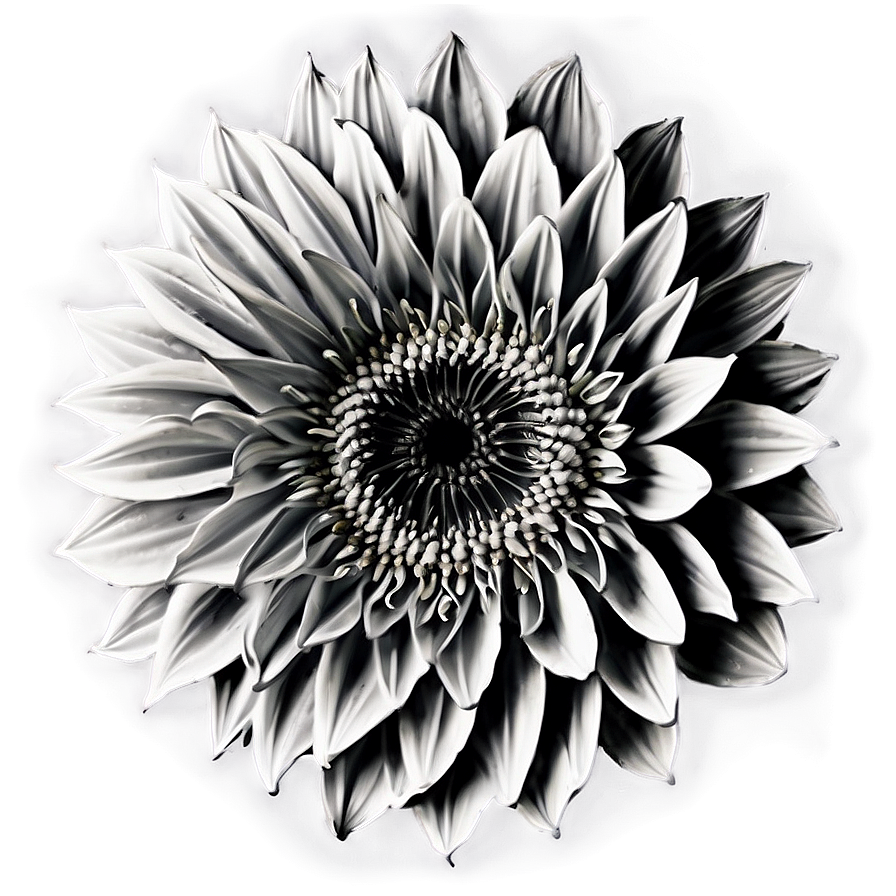 Black And White Bloom Png 42 PNG image