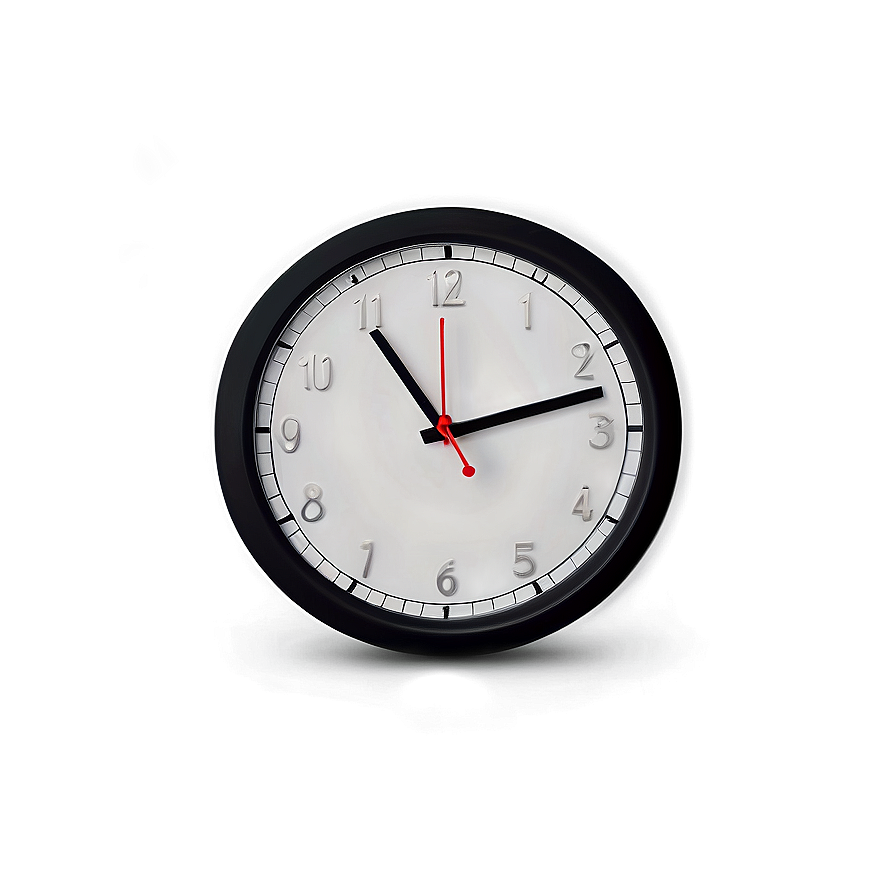 Black And White Clock Clipart Png Fwm PNG image