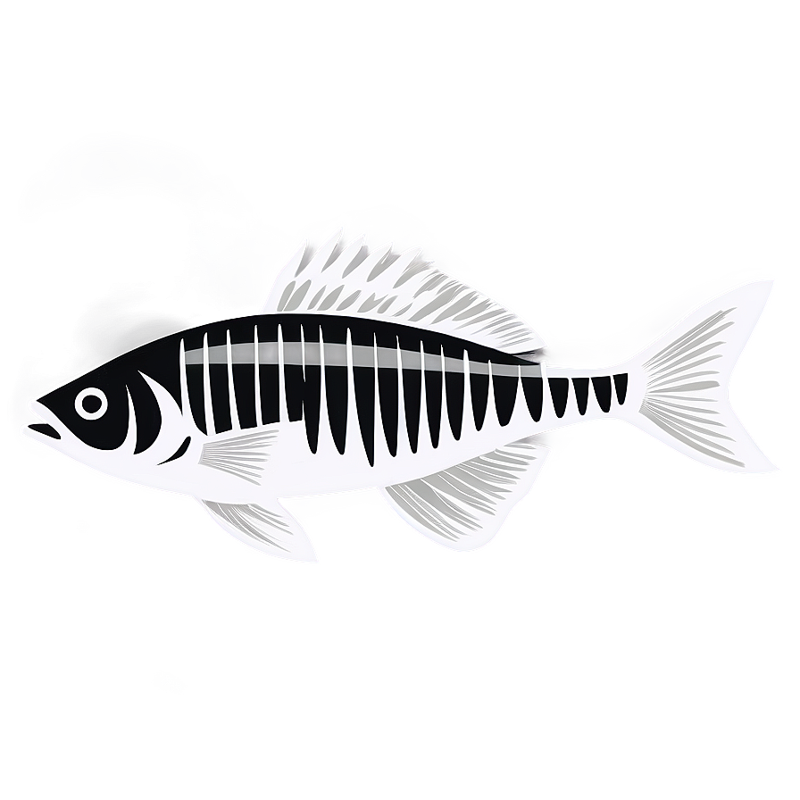 Black And White Fish Transparent Png 70 PNG image