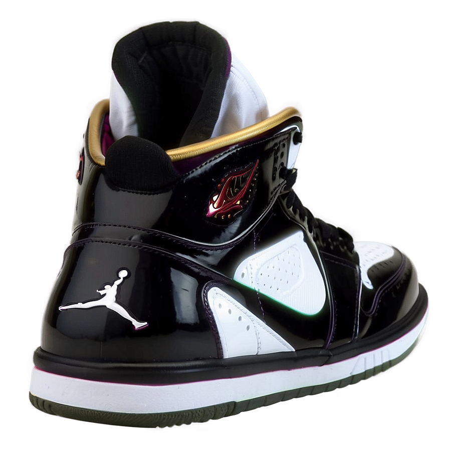 Black And White Jordan Shoes Png Hnb PNG image