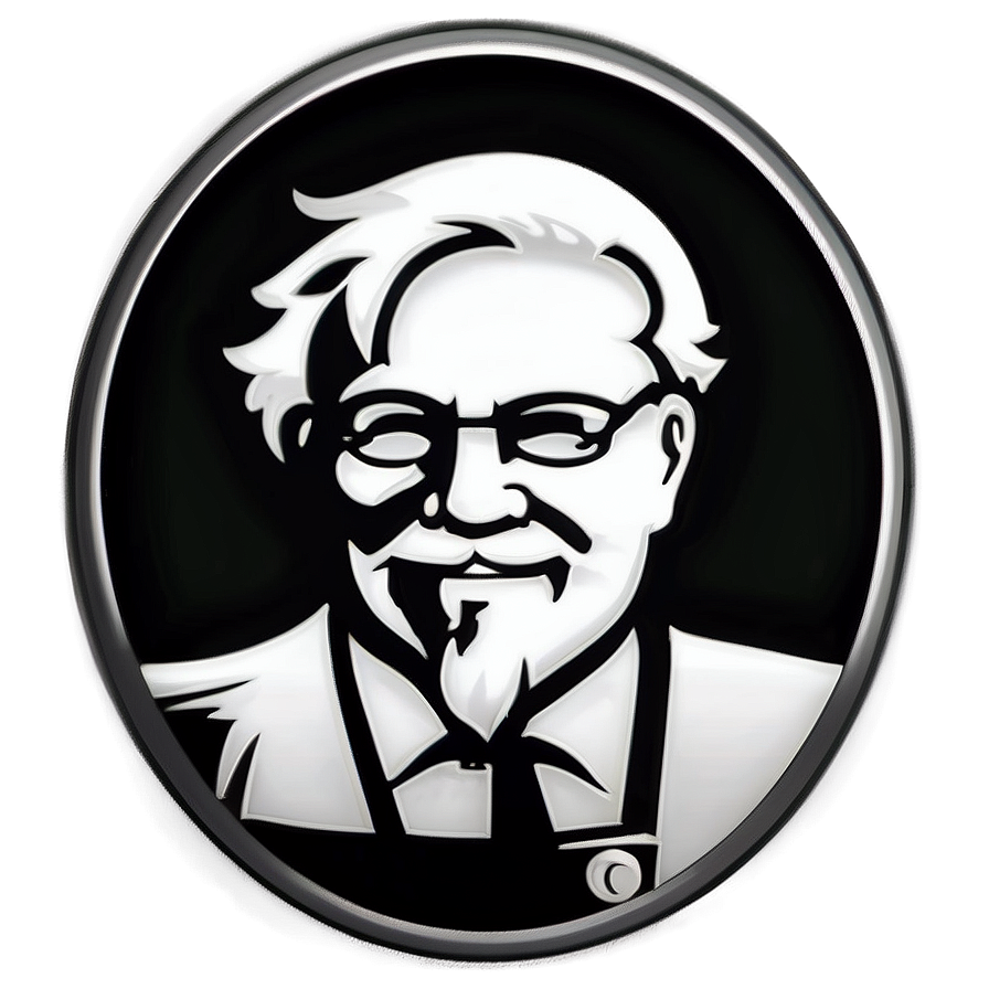 Black And White Kfc Logo Png 61 PNG image