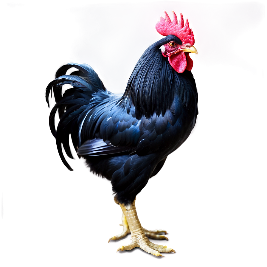 Black And White Rooster Png Upf19 PNG image