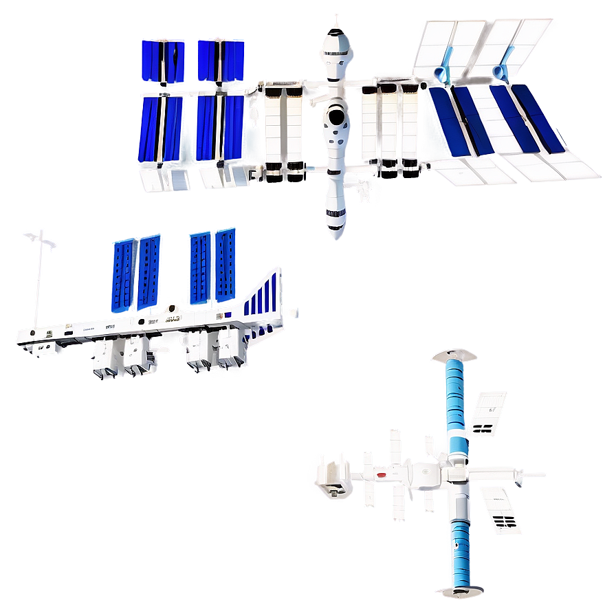 Black And White Sketch Of Iss Png 06282024 PNG image