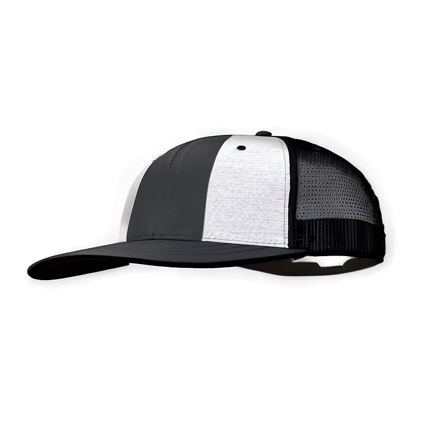 Black And White Trucker Hat Png 68 PNG image