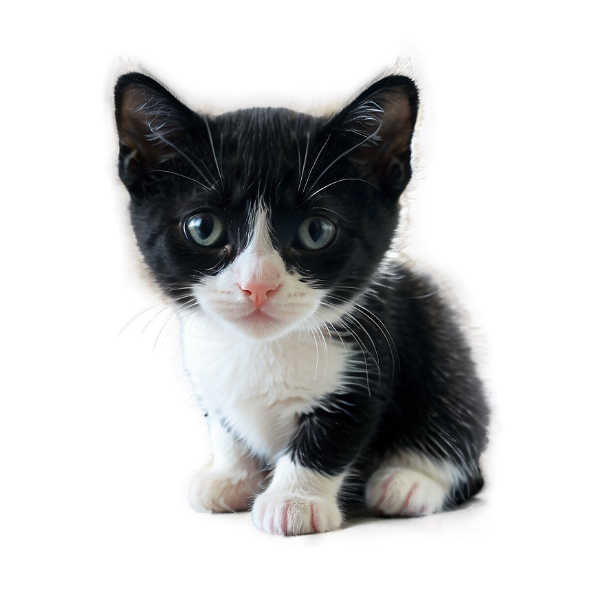 Black And White Tuxedo Cat Png Dxf PNG image