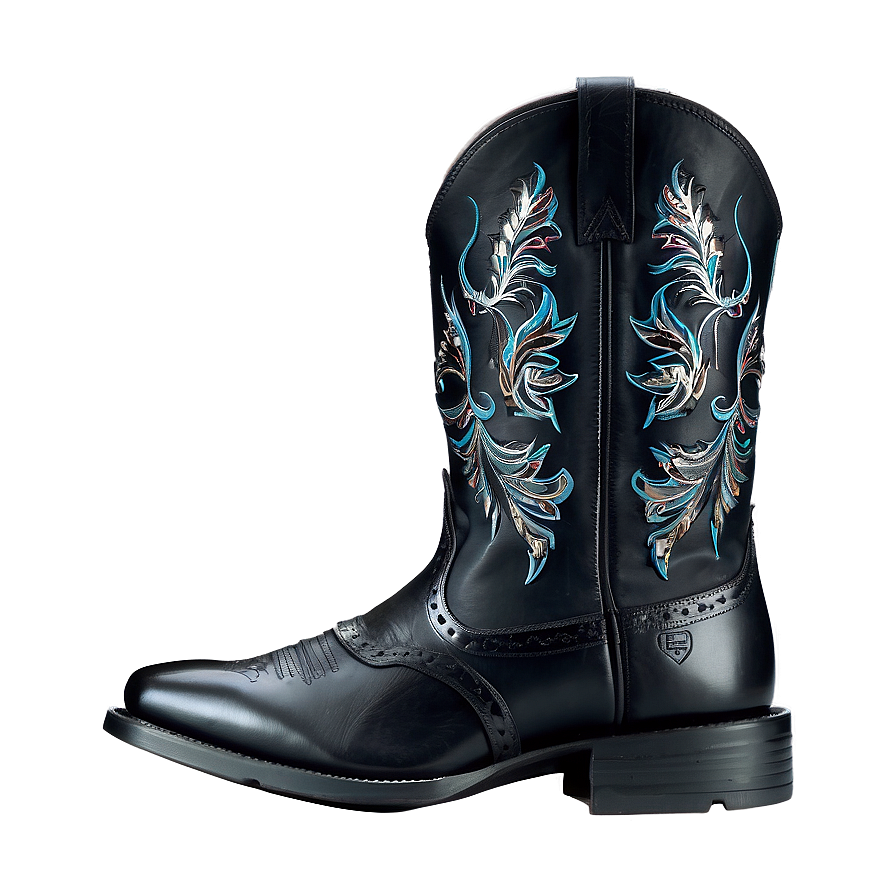 Black Ariat Boots Png 06282024 PNG image