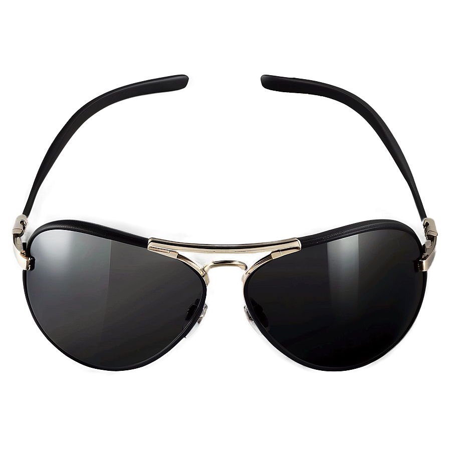 Black Aviator Sunglasses Png 06202024 PNG image