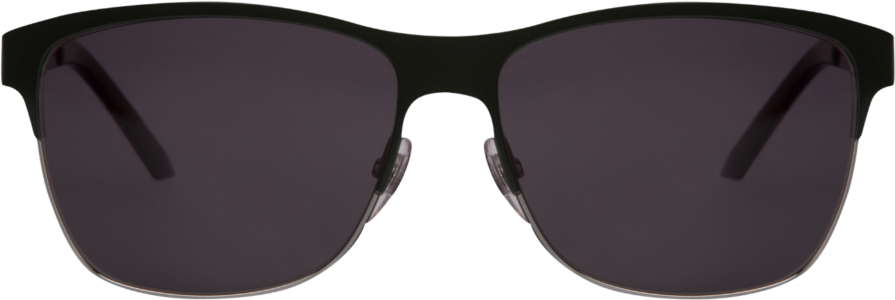 Black Aviator Sunglasses Transparent Background PNG image