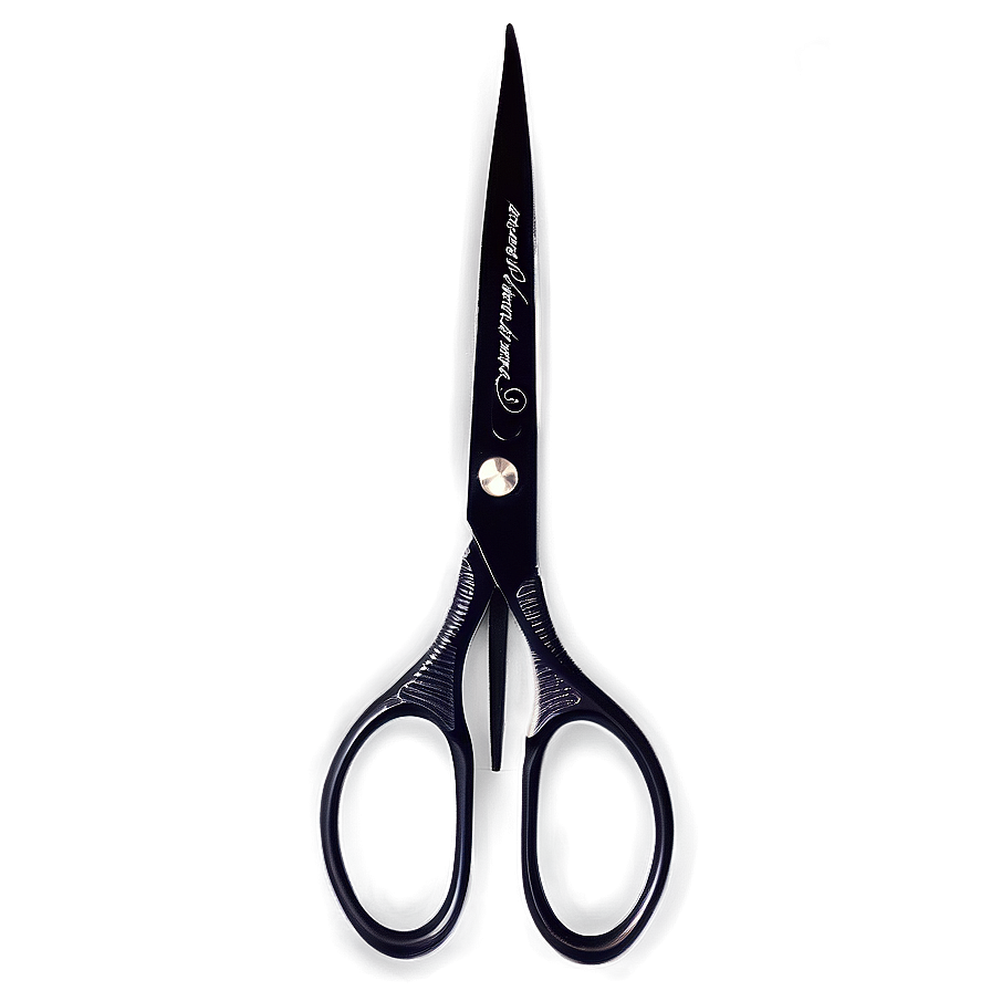 Black Barber Scissors Png 12 PNG image