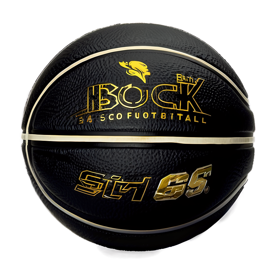 Black Basketball With Gloss Finish Png Ong22 PNG image