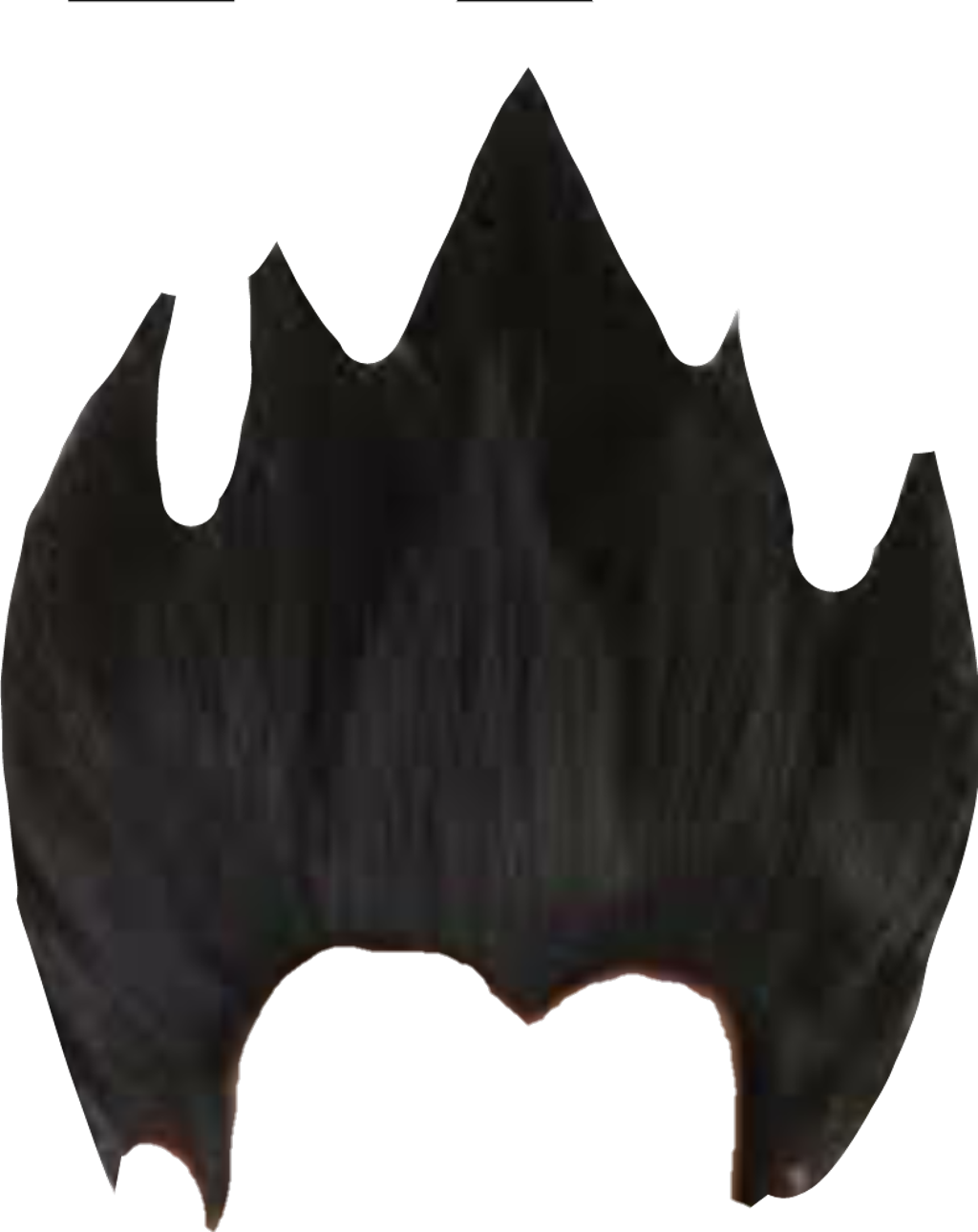Black Bat Silhouette Graphic PNG image