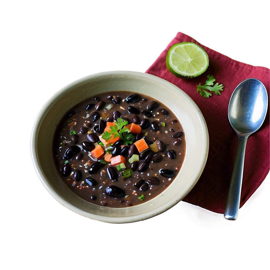 Black Bean Soup Png Mhy PNG image