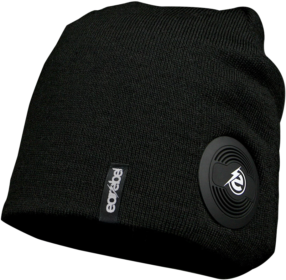 Black Beaniewith Logo PNG image