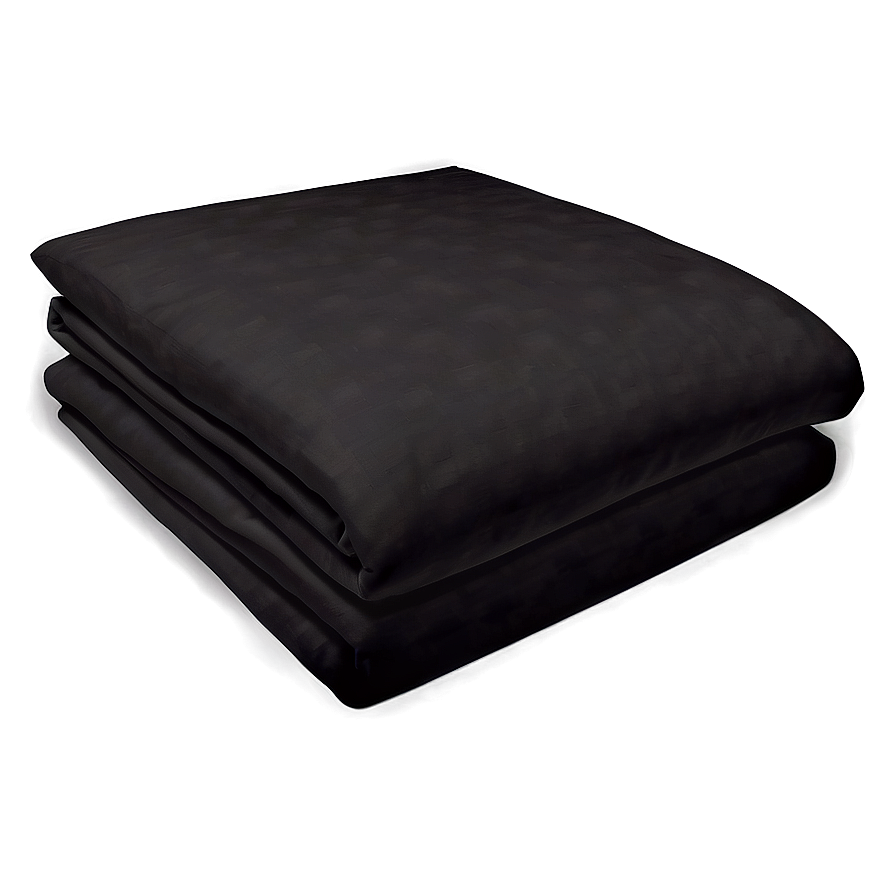 Black Bed Sheets Png 06282024 PNG image