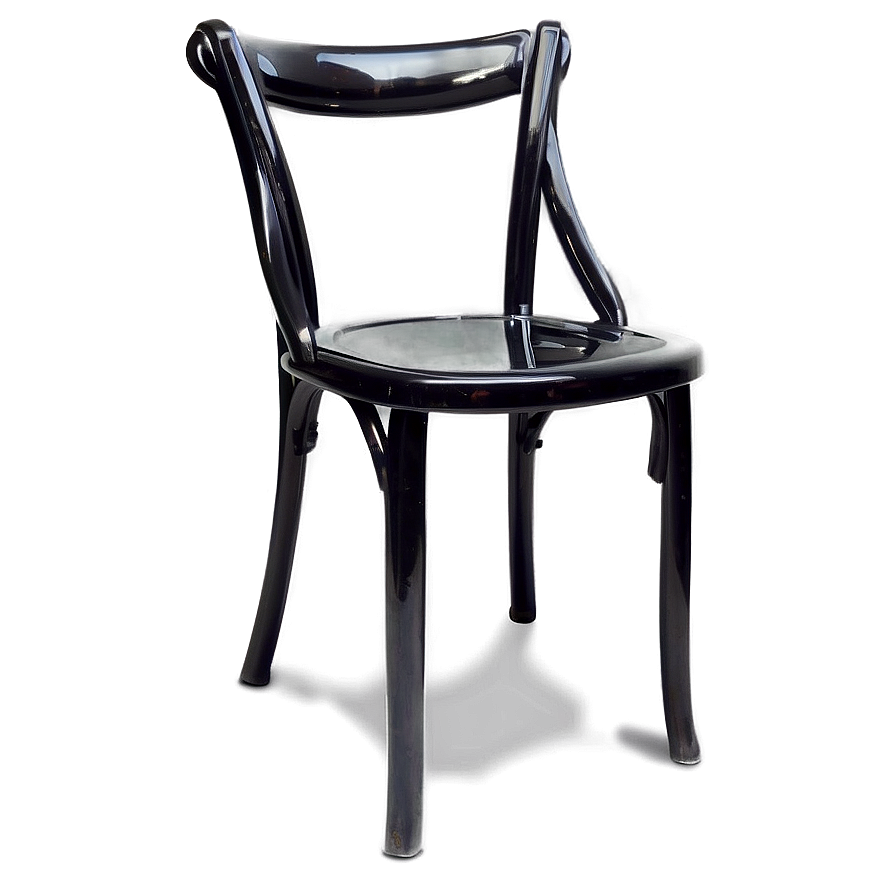 Black Bistro Chair Png Aek PNG image