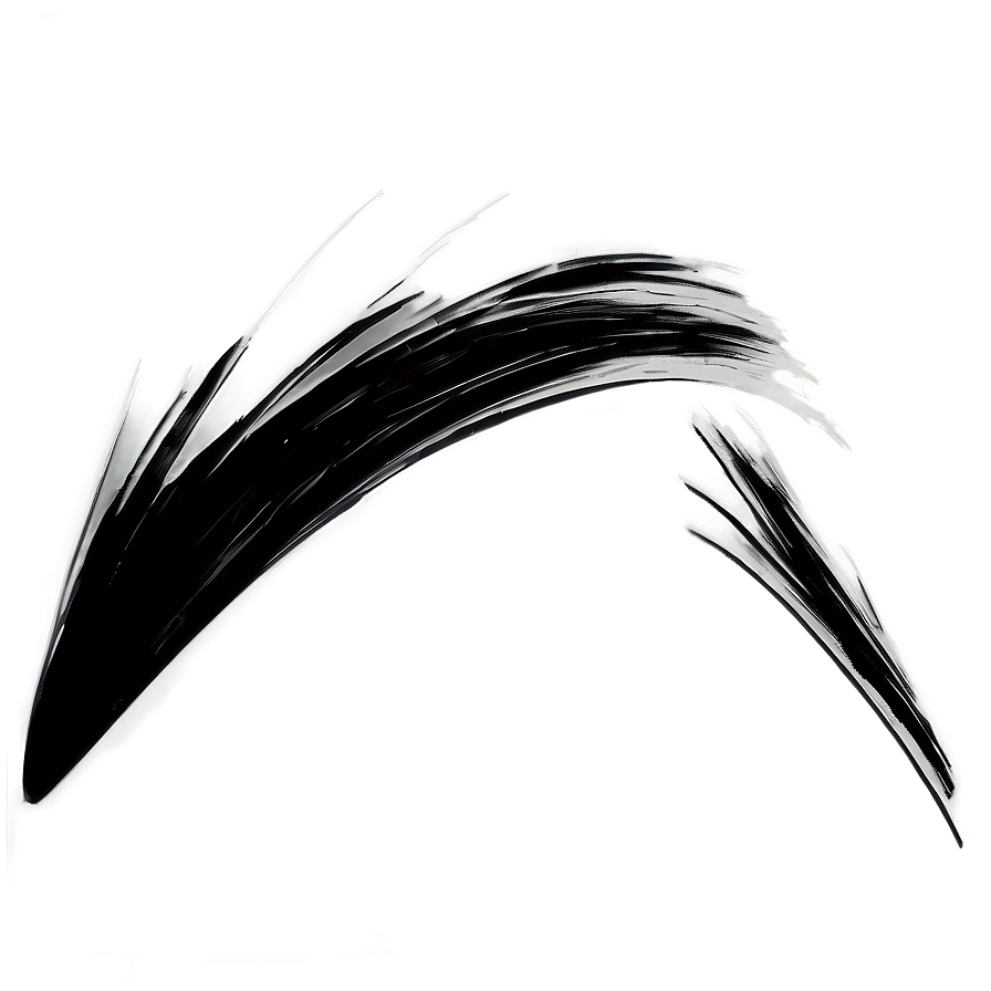 Black Blur Brush Stroke Png Pkj88 PNG image