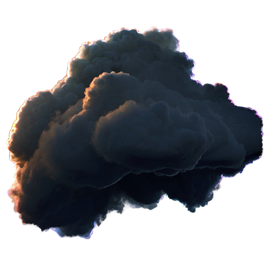 Black Blur Cloud Png Bis PNG image