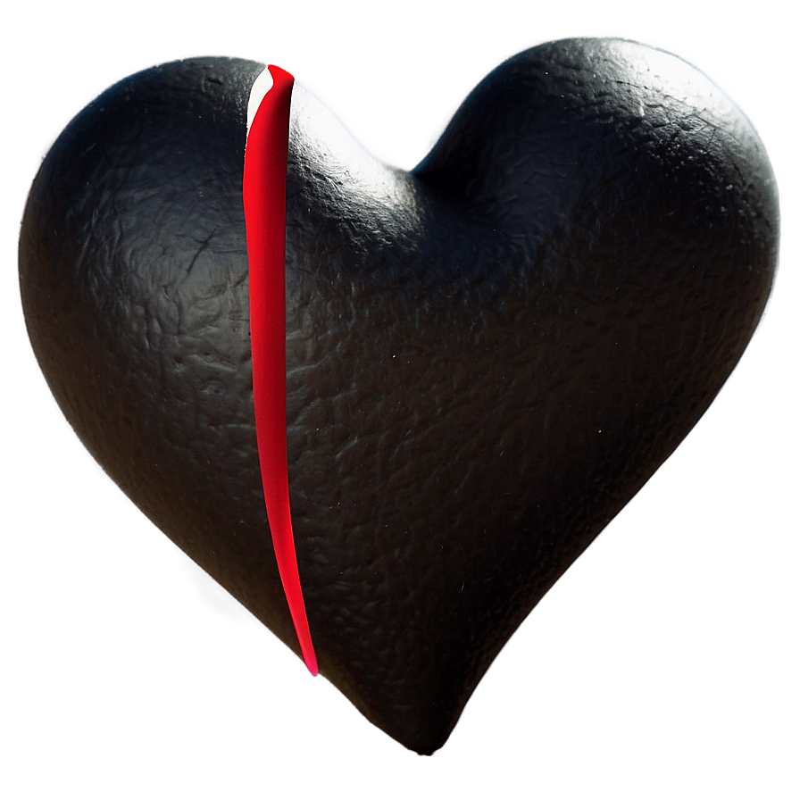 Black Broken Heart Emoji Png Djj PNG image