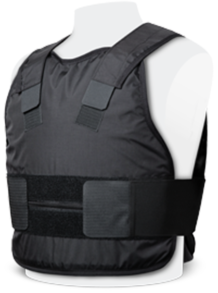 Black Bulletproof Veston Mannequin PNG image