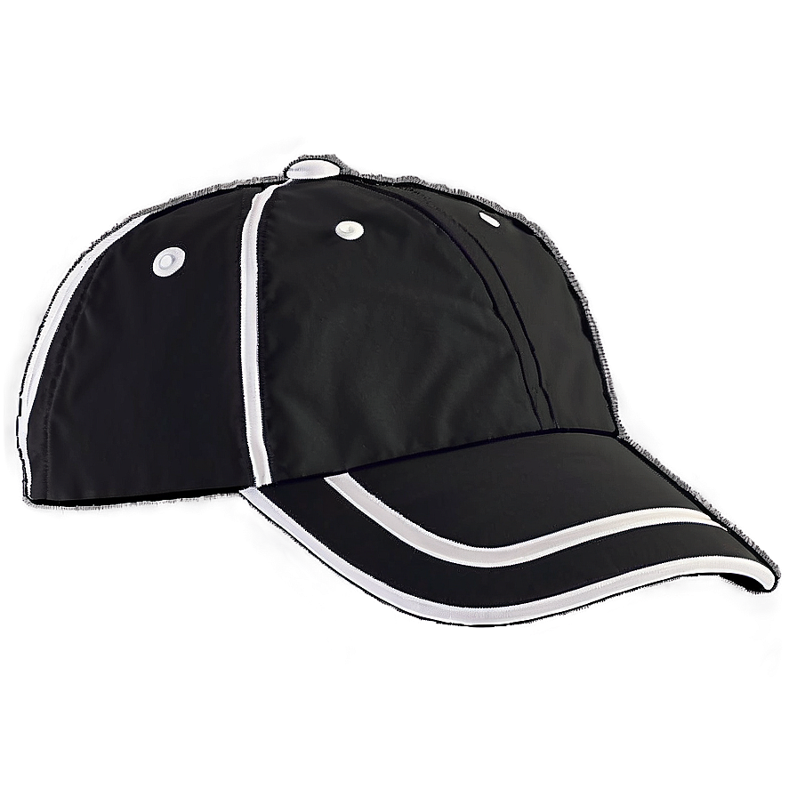 Black Cap For Sports Png 06122024 PNG image