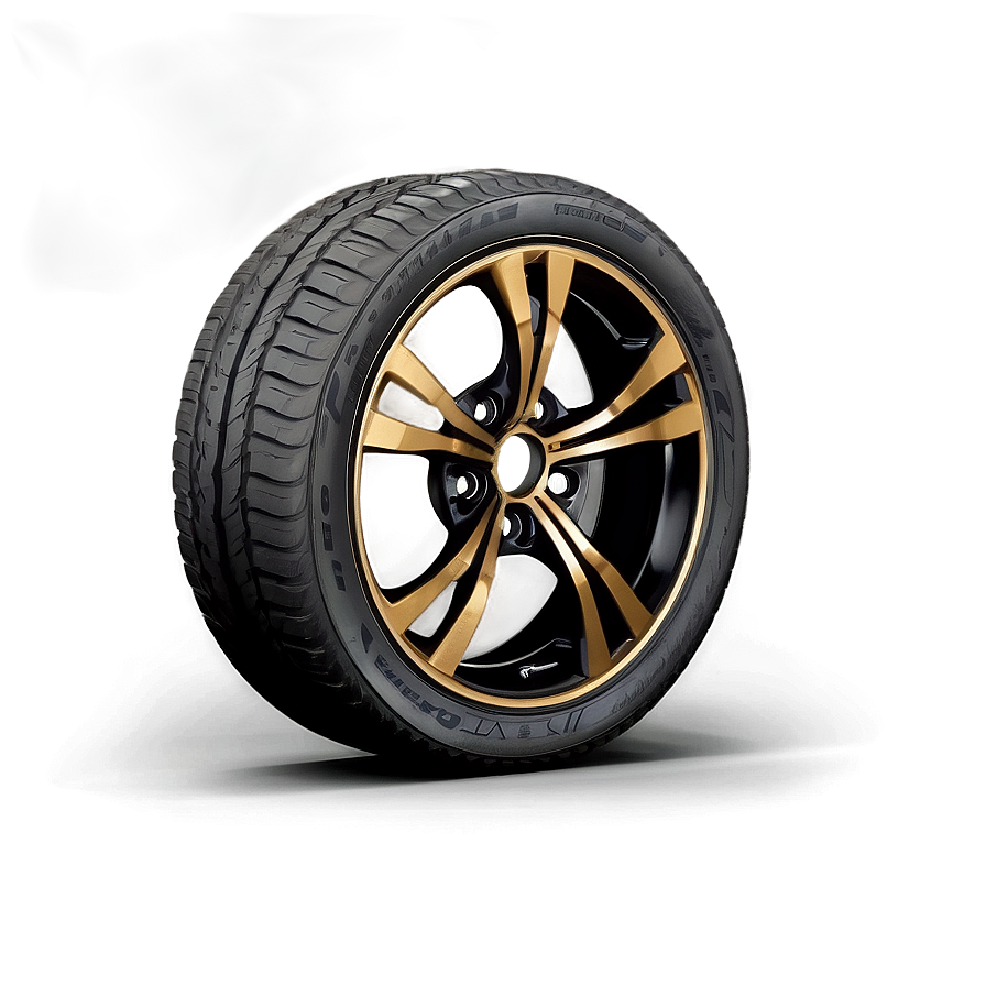 Black Car Wheel Png 06122024 PNG image