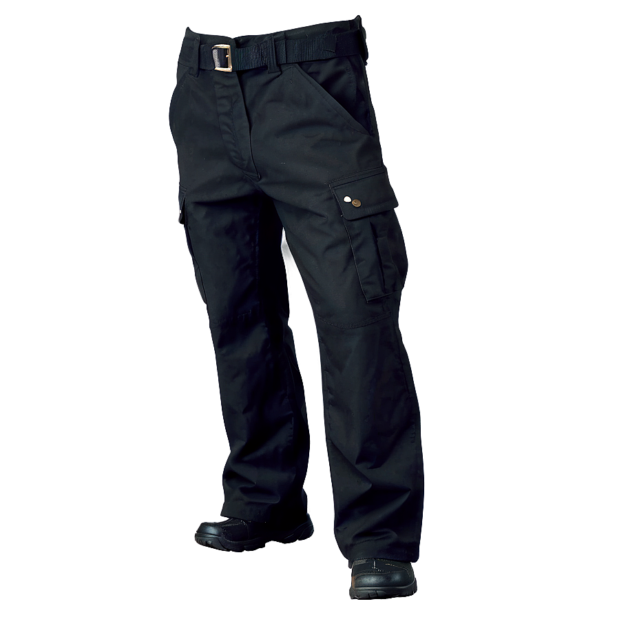 Black Cargo Pants Png 06132024 PNG image