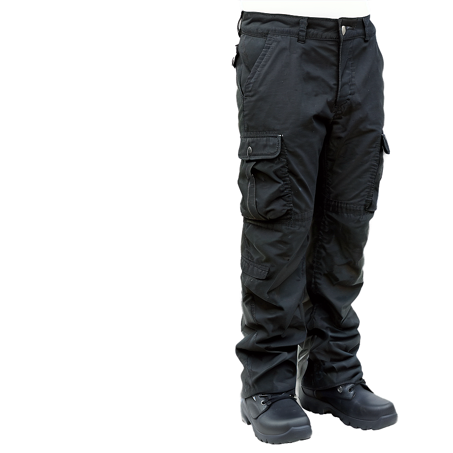 Black Cargo Pants Png Dsp10 PNG image