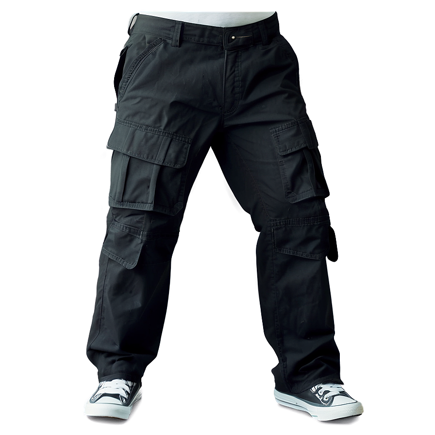 Black Cargo Pants Png Hrr PNG image