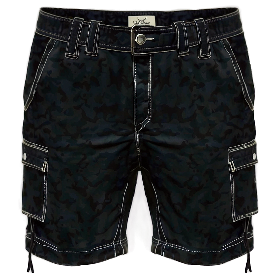 Black Cargo Shorts Png 92 PNG image