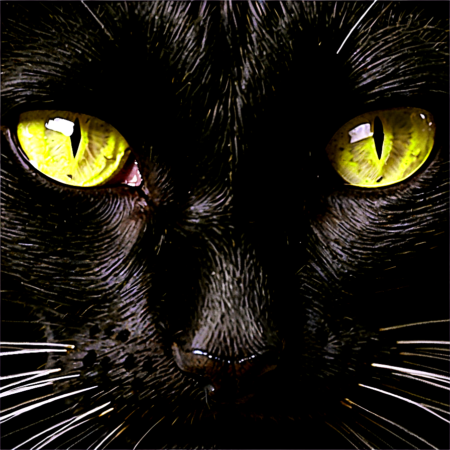 Black Cat Face Png Fjp22 PNG image
