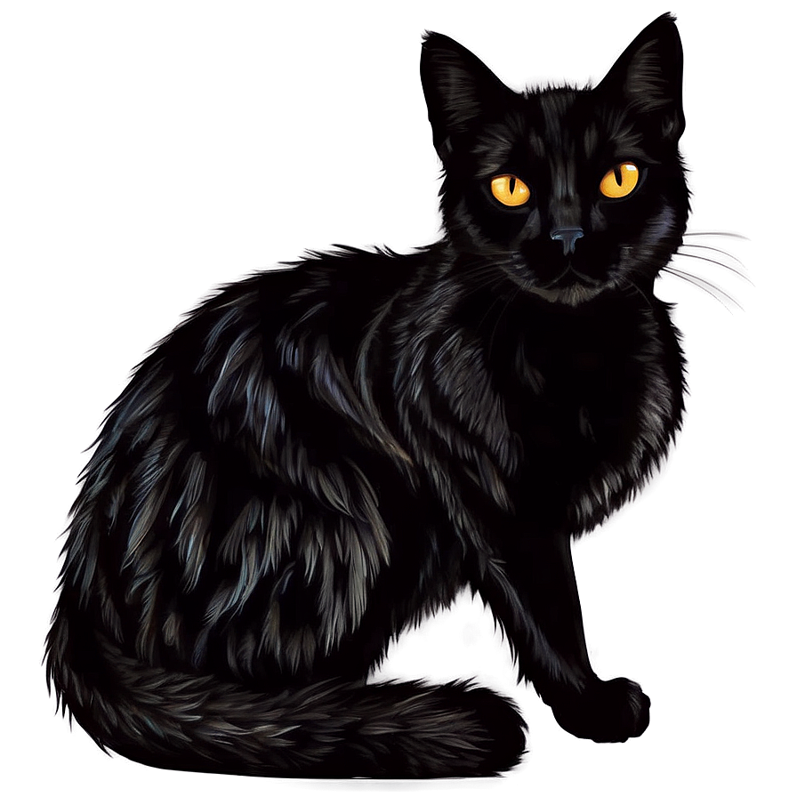 Black Cat Head Silhouette Png Mqc88 PNG image