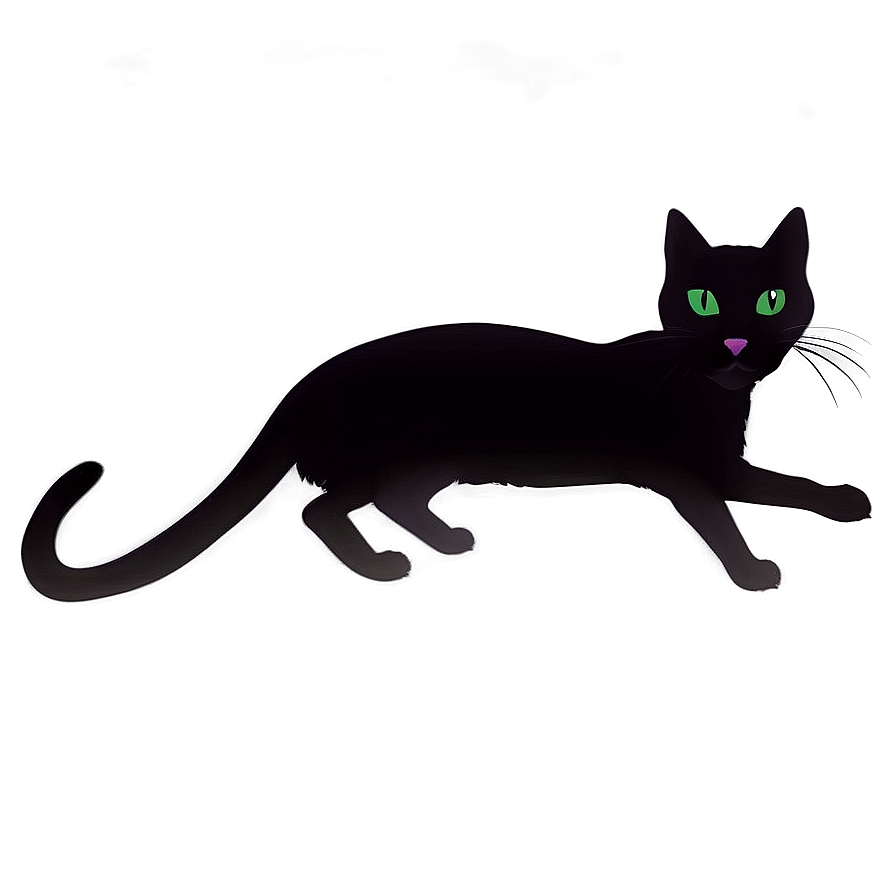 Black Cat Silhouette Png 37 PNG image
