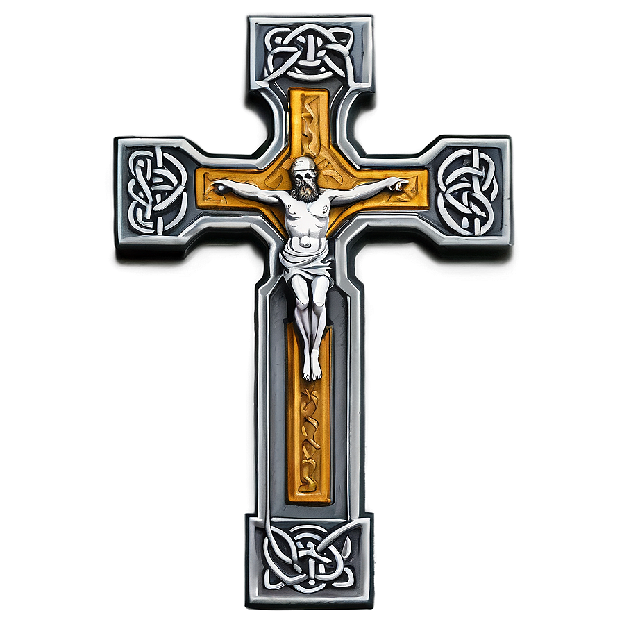 Black Celtic Cross Png Vgm52 PNG image