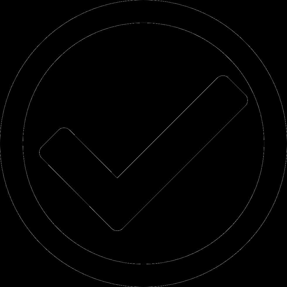 Black Checkmark Icon PNG image