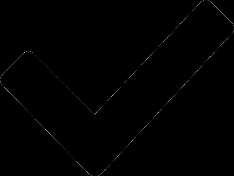 Black Checkmark Transparent Background PNG image