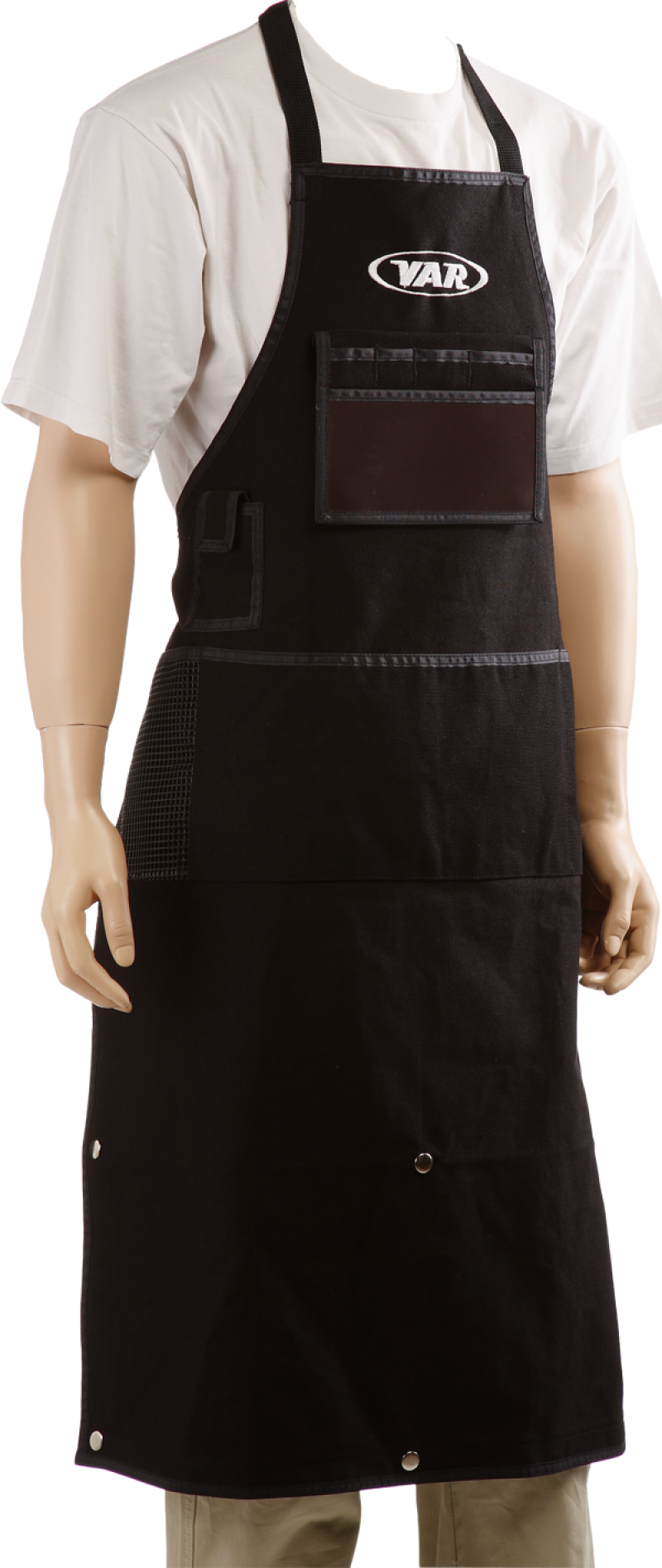 Black Chef Apron Mannequin PNG image