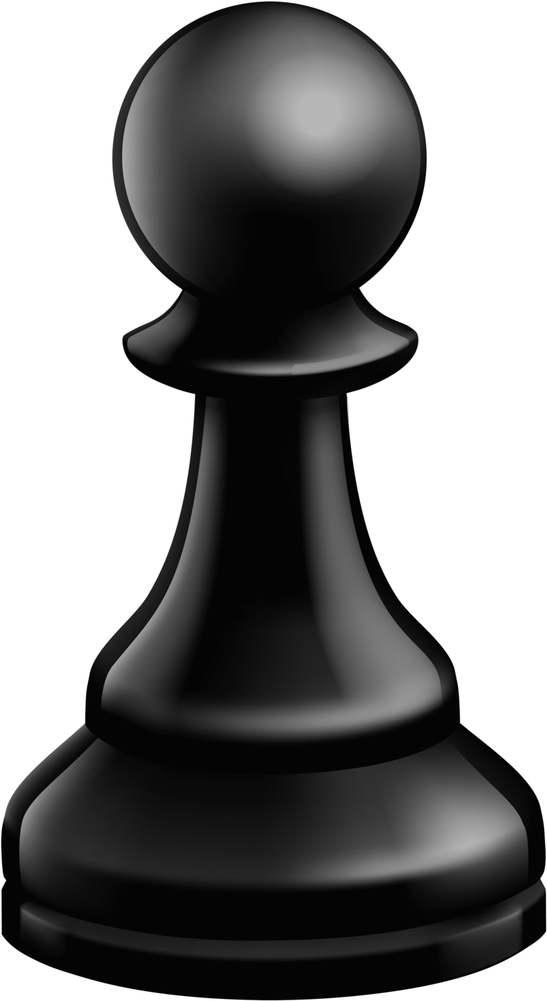 Black_ Chess_ Pawn PNG image