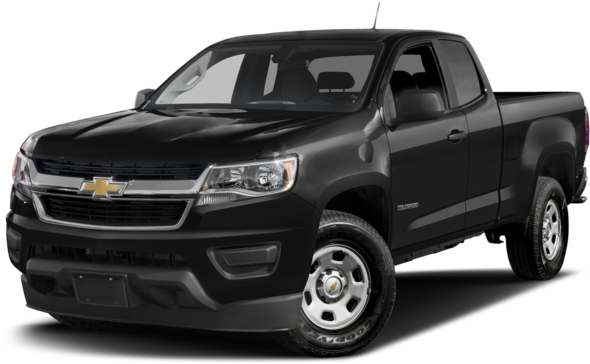 Black Chevrolet Colorado Pickup Truck PNG image