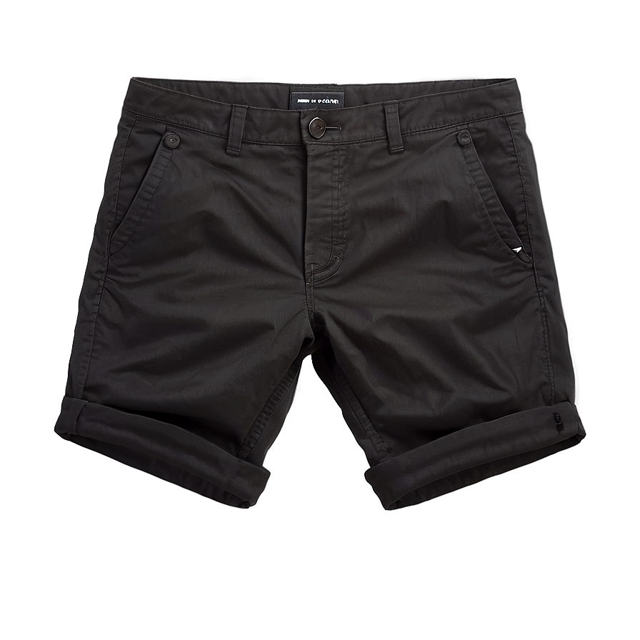 Black Chino Shorts Png Jum PNG image