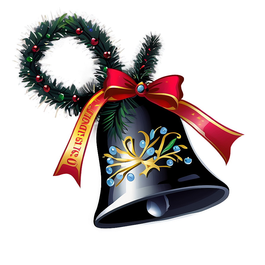 Black Christmas Bells Png Cbm PNG image