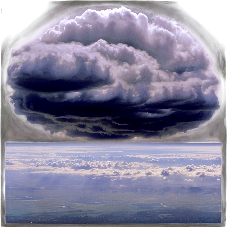 Black Clouds Horizon Png 06252024 PNG image