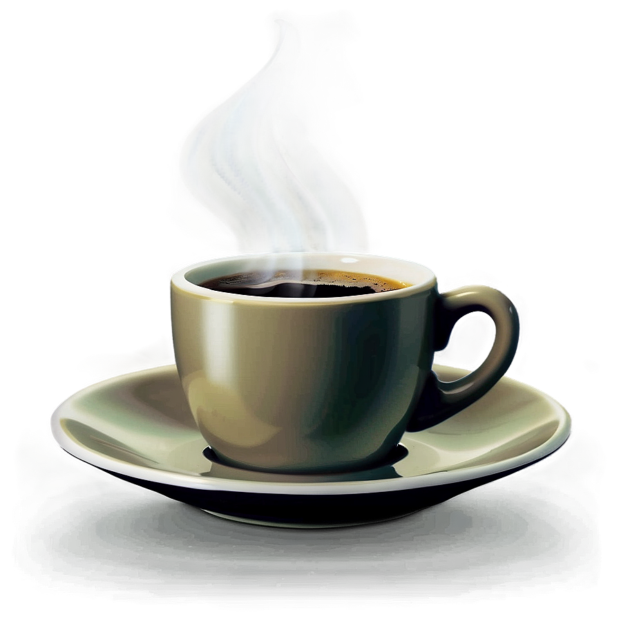 Black Coffee Enjoyment Png 24 PNG image