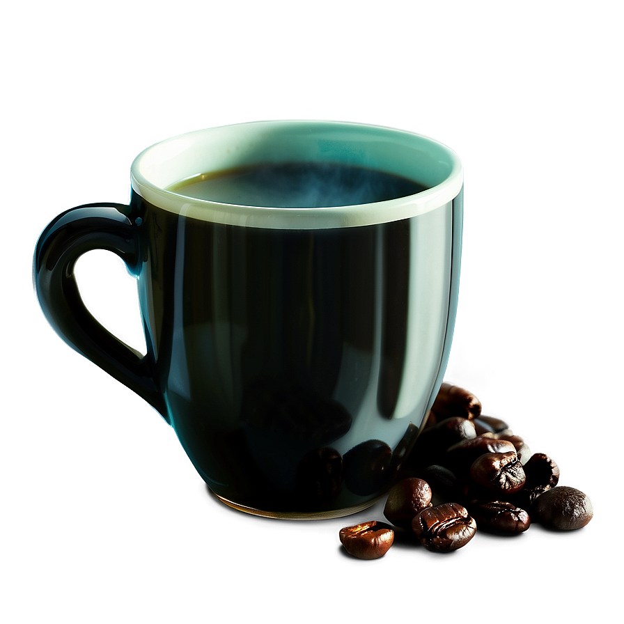 Black Coffee Enjoyment Png 67 PNG image