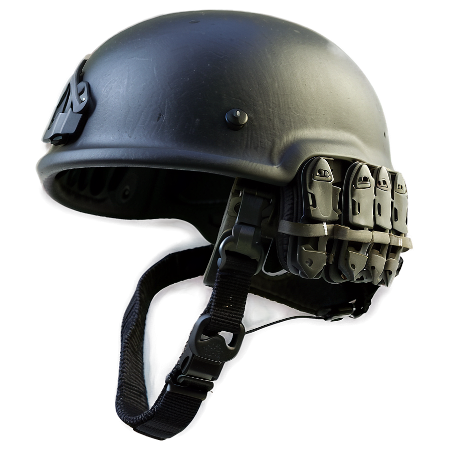 Black Combat Helmet Png 06262024 PNG image