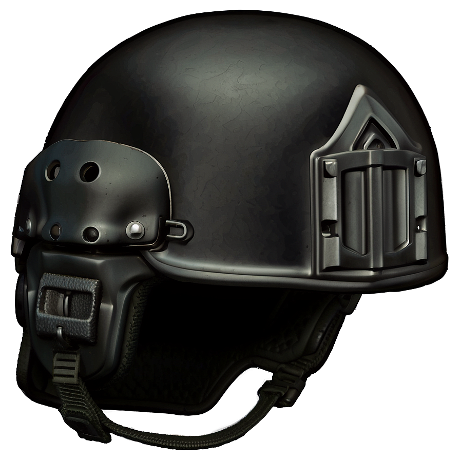 Black Combat Helmet Png 06262024 PNG image