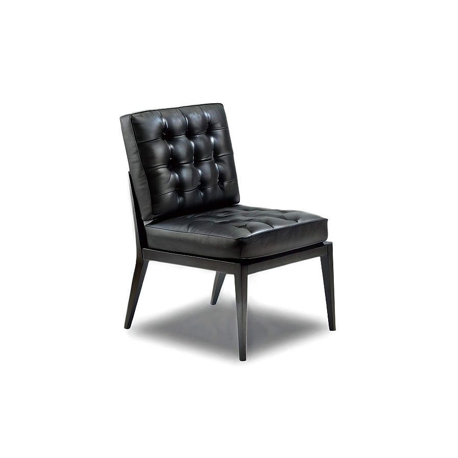 Black Corner Chair Png 06282024 PNG image