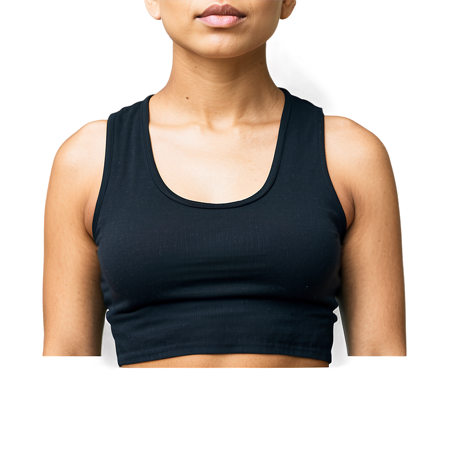 Black Crop Top Apparel Png Csg PNG image