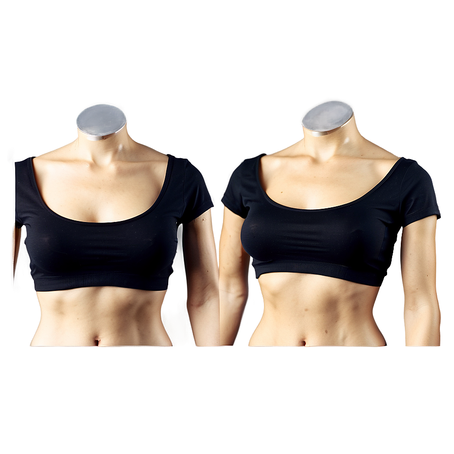 Black Crop Top Collection Png 71 PNG image