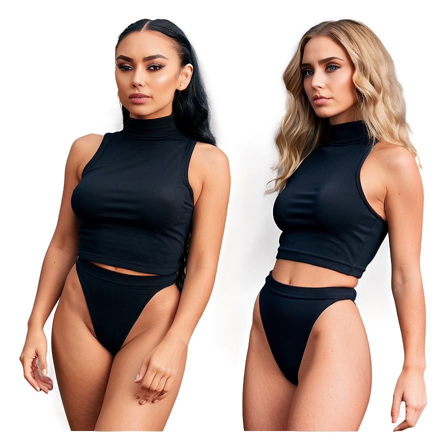 Black Crop Top Concepts Png 06282024 PNG image